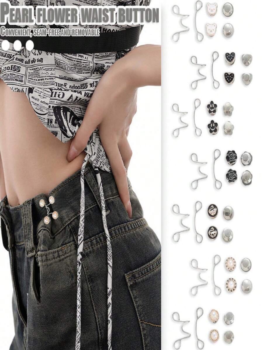 Modische Damengürtel mit Metall-Schnallenverzierung, verstellbarer Sitz für Hosen & Röcke, rutschfestes Design geeignet für lässigen Sommertrag, Geschenk für Freunde