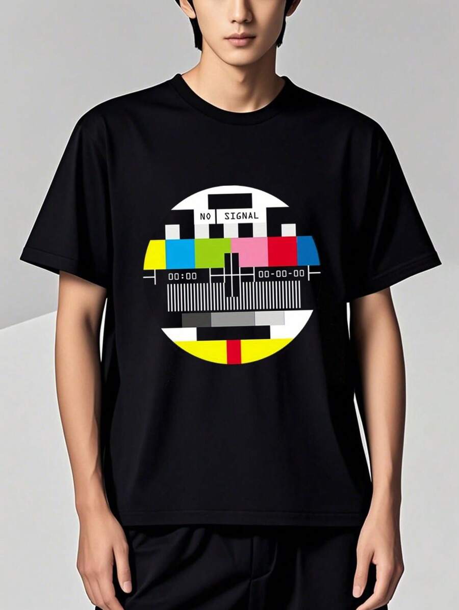 Men's Anime Manga Girl Graphic T-Shirt - Perfect Gift For Relatives And Friends All Seasons. 220g Pure Cotton Round Neck Single Side Printed T-Shirt. Machine Washable. Sizes: S-XXL