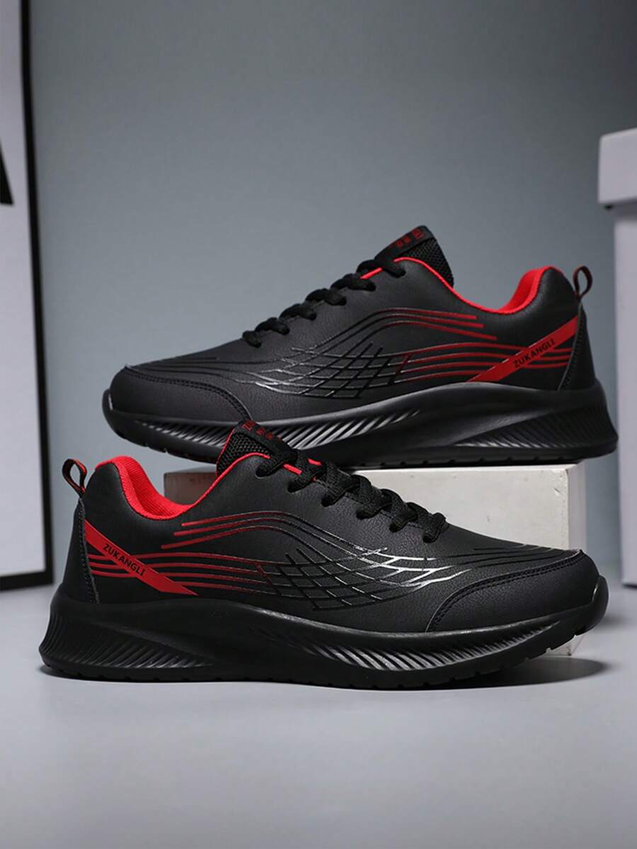 Herren Low-Top-Freizeitschuhe zum Schnüren, einfache, vielseitige Outdoor-Mode-Sneaker für alle Jahreszeiten