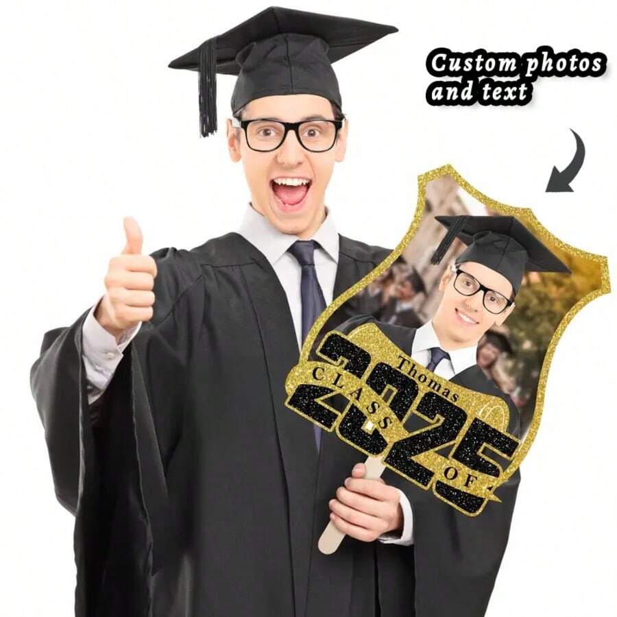 Graduation Season Custom Big Head Cutout On A Stick, Personalized Fat Heads, Face Cardboard Cutouts, Fun Party Decor, Grad Time, Graduation Gig, Birthday, Upload Your Photo