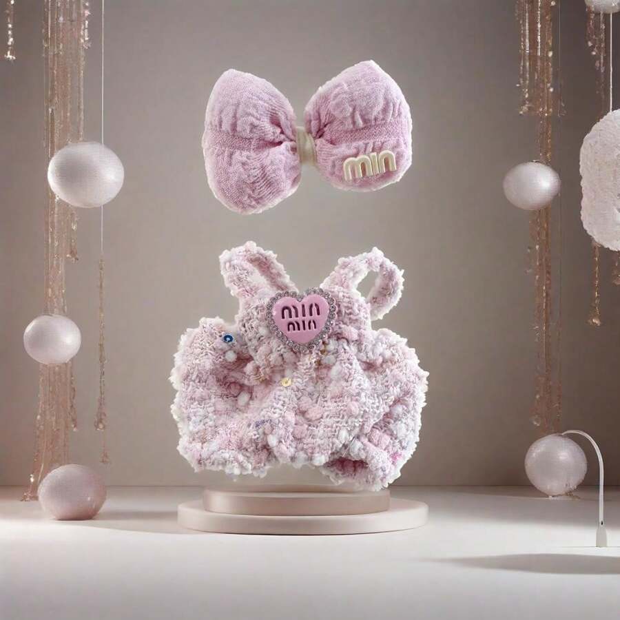 1pc 17cm LABUS Doll 1st/2nd Generation Pendant, LABUS Sitdown Party Series Figurine Outfit, Princess Style Detachable Dress Suit, Fits 15cm-17cm (5.9"-6.69") Dolls, Doll Replacement Clothes/Shoes, Suitable For Birthday, Holiday, Valentine's Day Gifts (Clothes Only, No Doll Included)