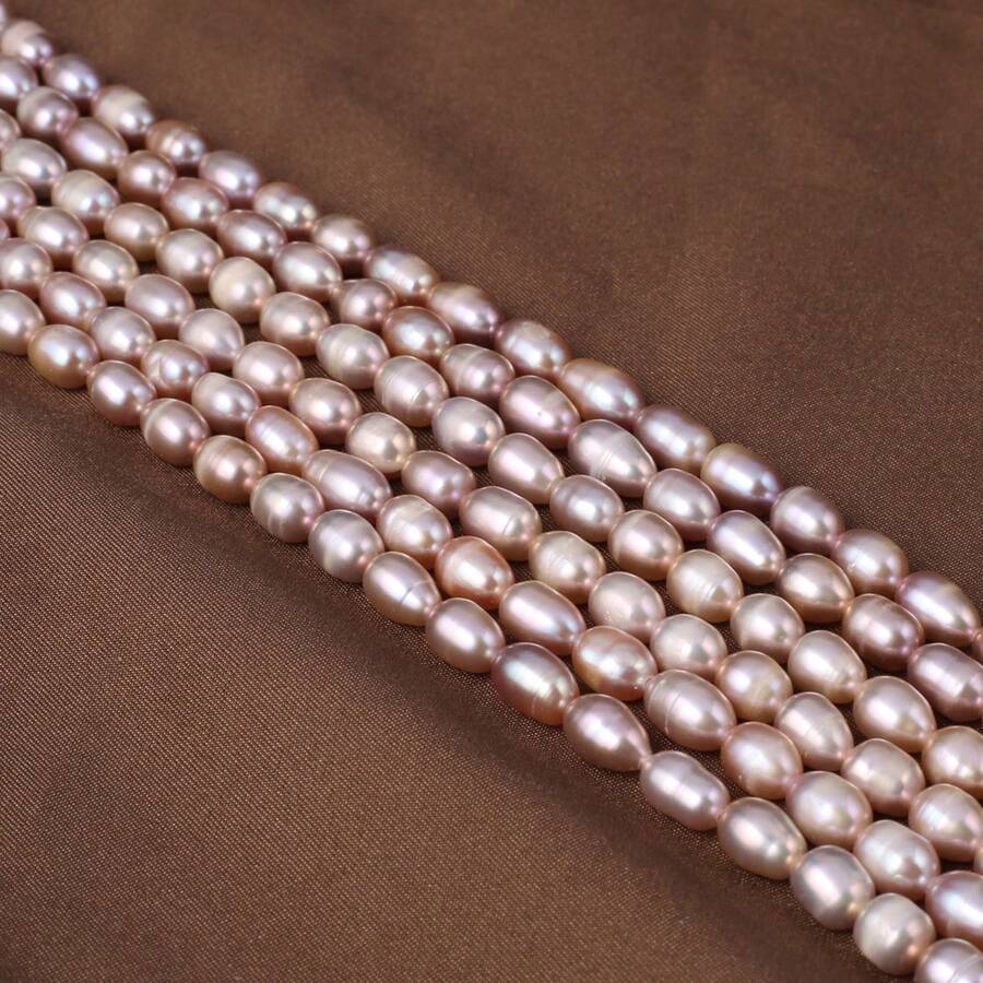 1 cuerda de perlas de agua dulce naturales sueltas, charms espaciadores para hacer collares, pulseras y accesorios de joyería para mujeres y hombres