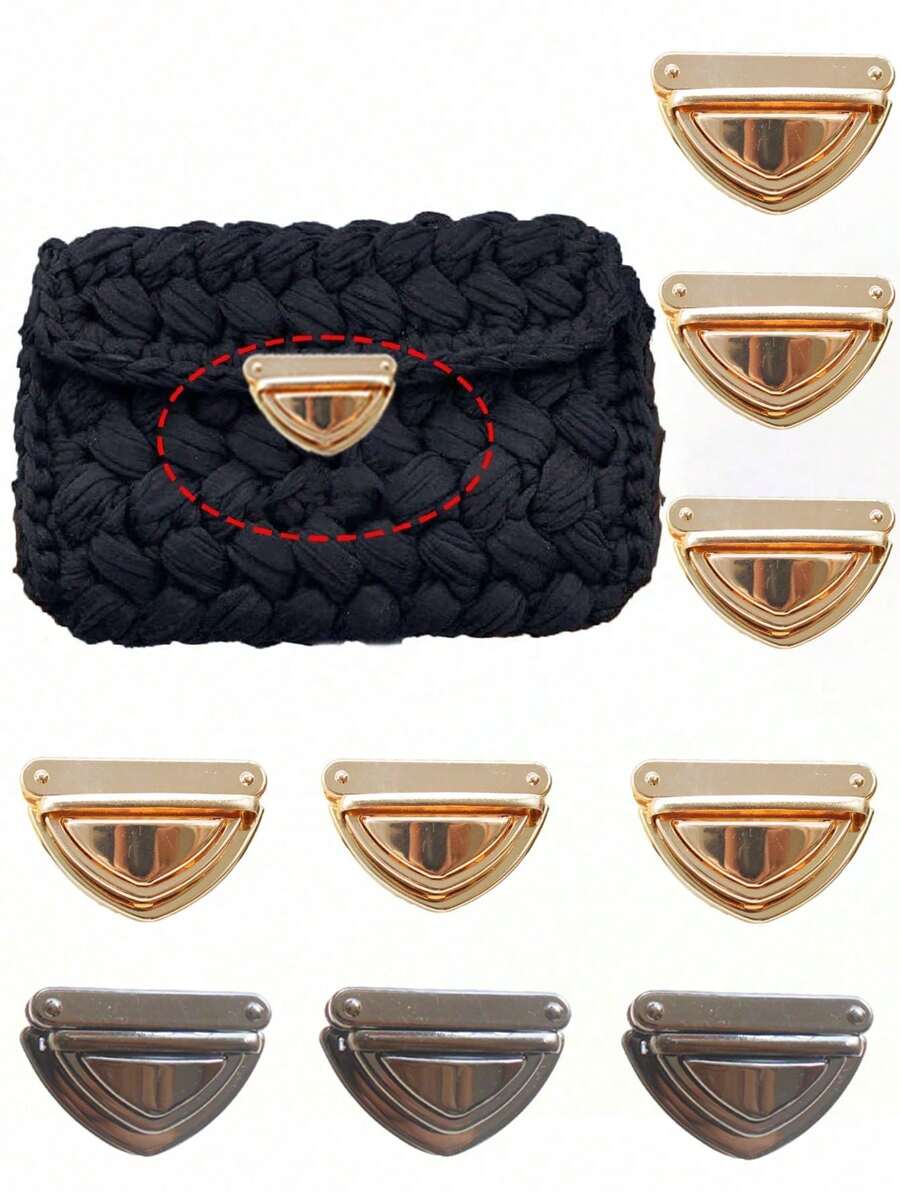 Lock Clasp Catch Purse, Thumb Lock Purse ,Buckle Fasteners Wallet Buckle, Purse Metal Clasp, Locks For Diy Making Craft Bag Pursebuckle Accessories Replacement,Give To Friends, Classmates, Family, Relatives, Colleagues, Diy By Yourself