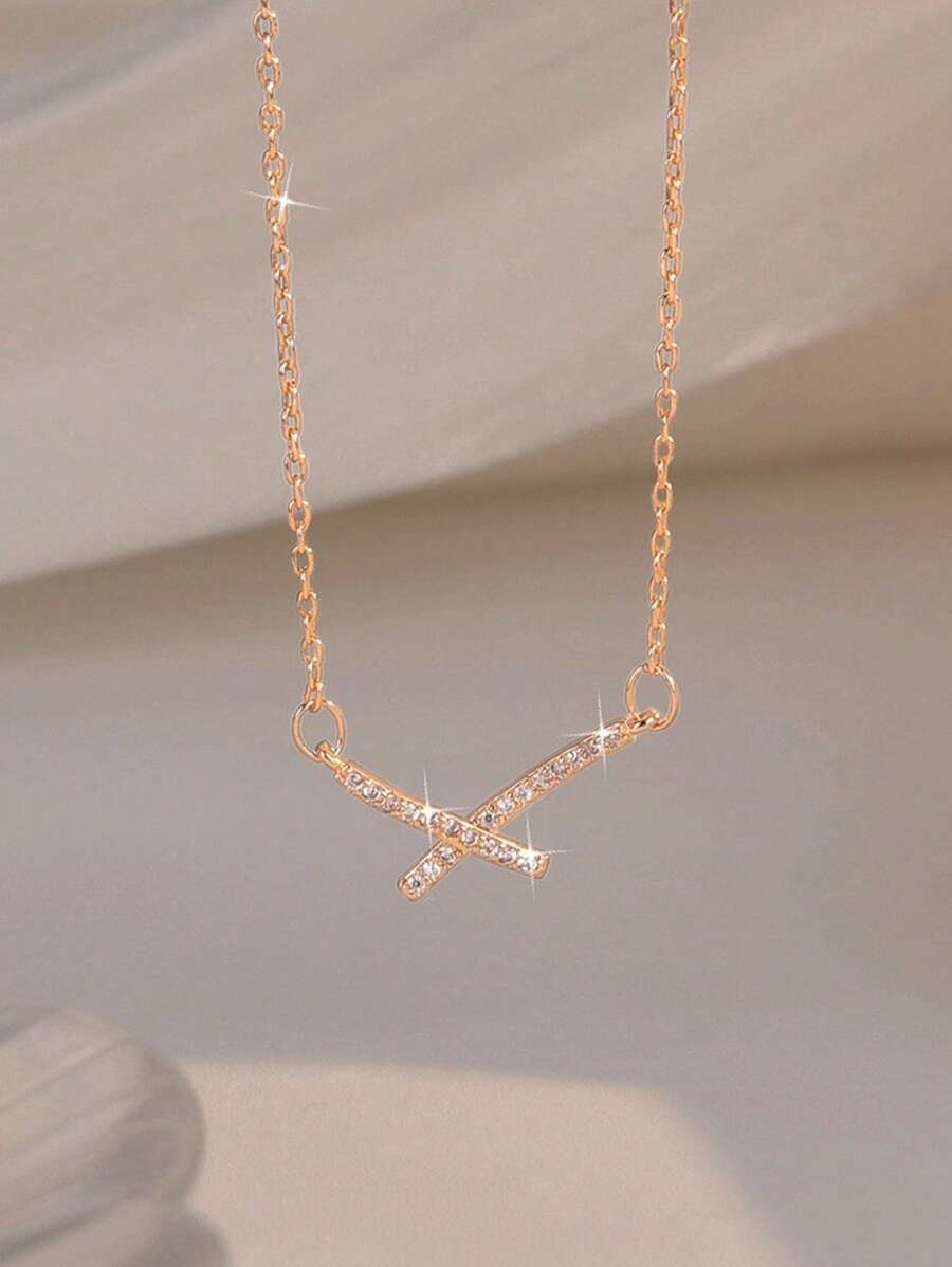 1 gargantilha com cruz celestial para mulheres - presente delicado de verão, colar leve para praia (aniversário, dia dos namorados, dia das mães)
