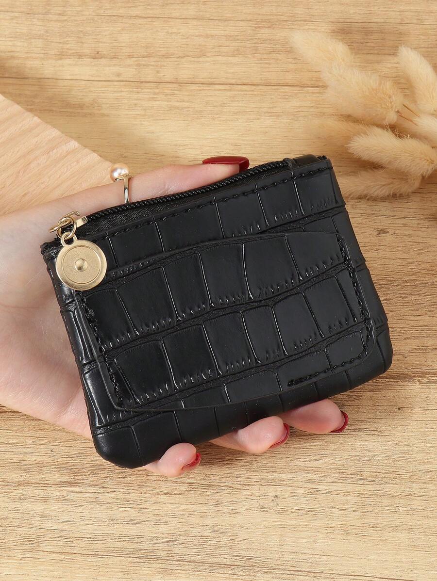 Women Pu Zip Crocodile Fashion Small Lightweight Fashion For Anniversary For Birthday Gift For Gift White-Collar Workers For Male For Female For Women Wallet Mini Wallet Purse Wallet Coin Wallet Wallet