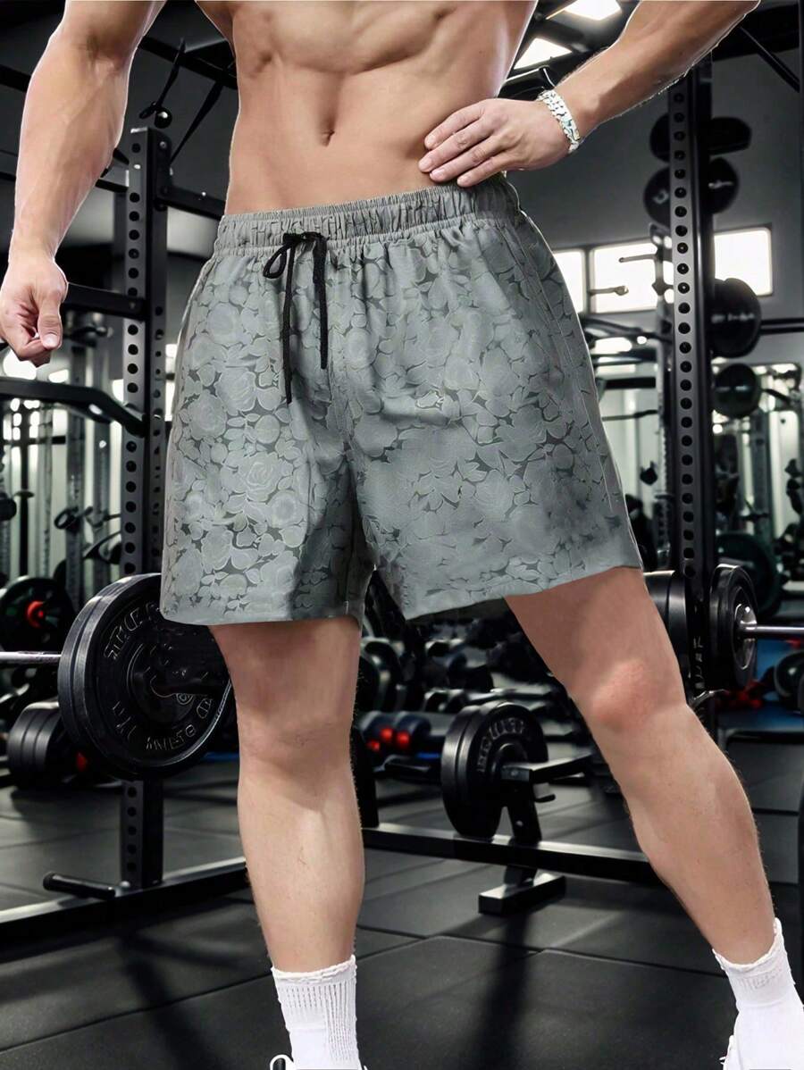 Gym Men's Summer American Vintage Style Lightweight Casual Sports Shorts