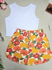 fundo branco canelado com flores vermelhas e amarelas brilhantes + 08 branco