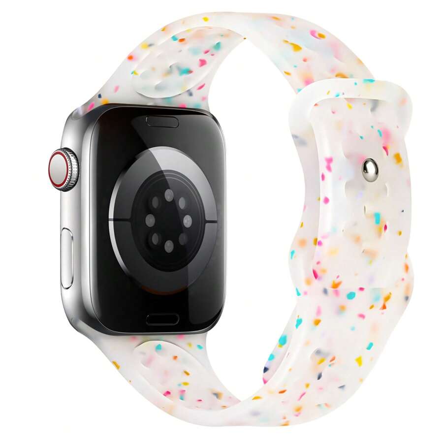 Bracelet de sport compatible avec les bracelets 38mm 40mm 41mm 42mm 44mm 45mm 46mm 49mm, bracelet en silicone doux compatible avec Séries 10 9 Ultra SE 8 7 6 5 4 3 2 1 pour hommes et femmes