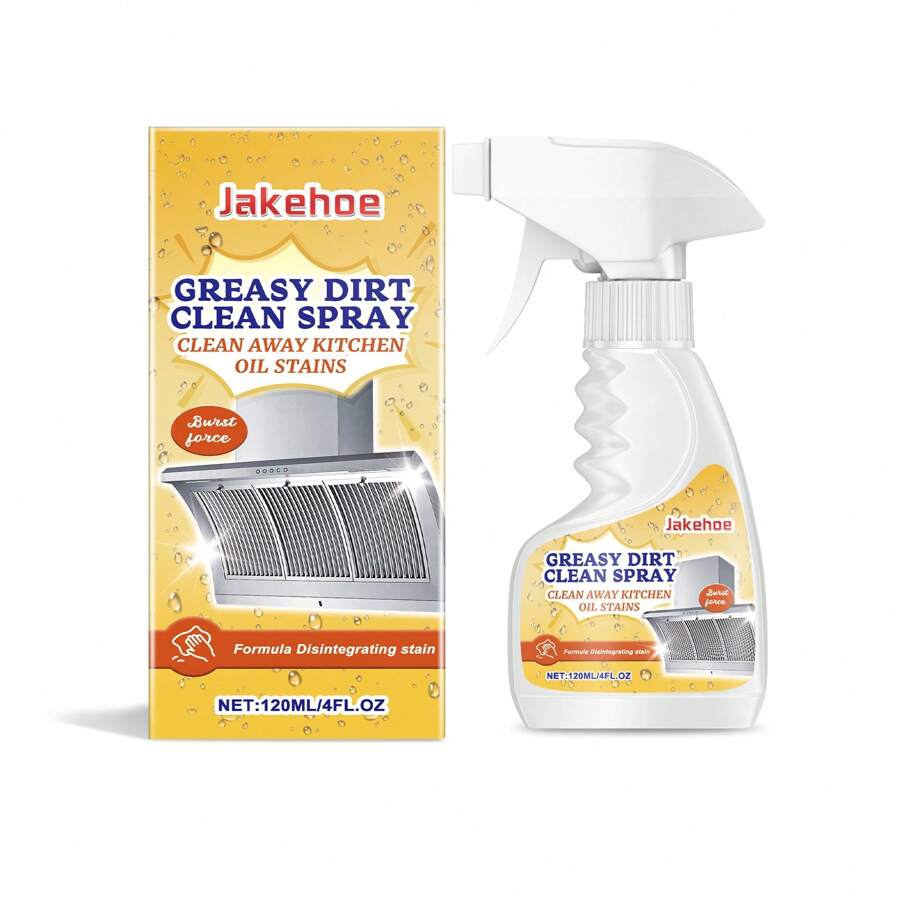 Kitchen Heavy Duty Cleaner, Antibacterial Multi-Purpose Cleaning Spray, Suitable For Kitchen, Countertops, Ovens, And Appliances