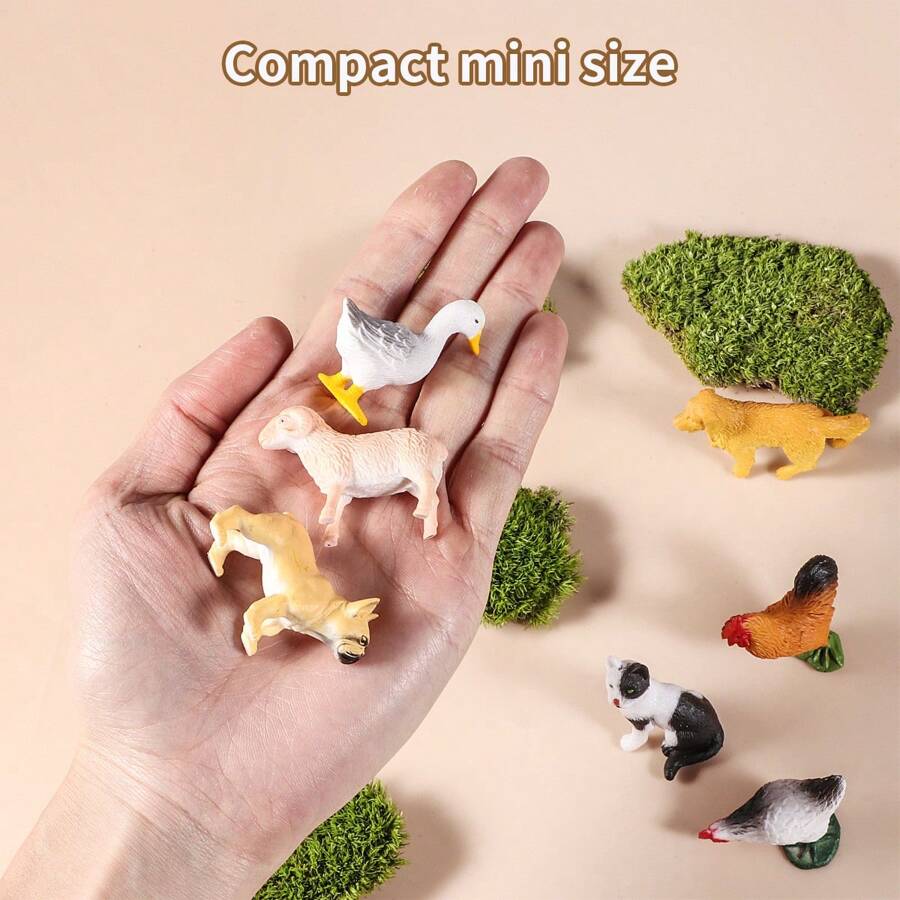 12 piezas de miniaturas de insectos y animales de plástico variados que incluyen arañas, mantis, libélulas, para decoración de pasteles y recuerdos de fiesta - juguetes de modelos para estimular