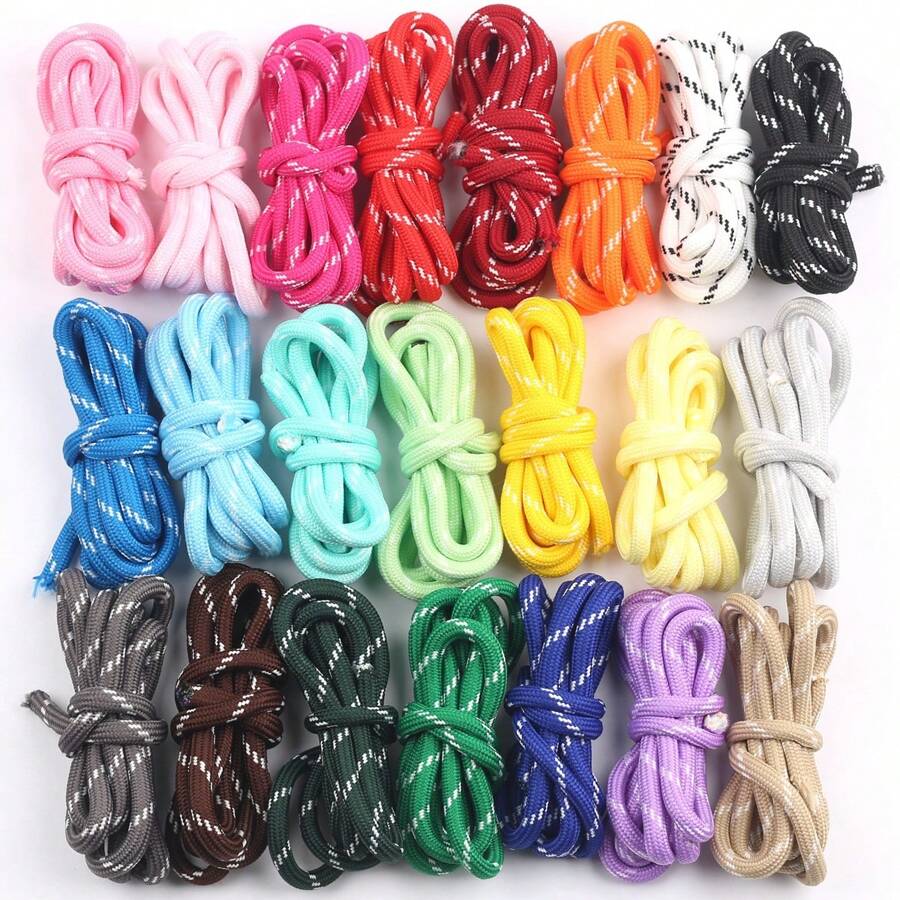 22 Farben, 5mm Paracord Seil, 5 Stücke/Set, für DIY Basteleien wie Schlüsselanhänger, Taschen, Perlen, Handyschlaufen, Schmuckzubehör