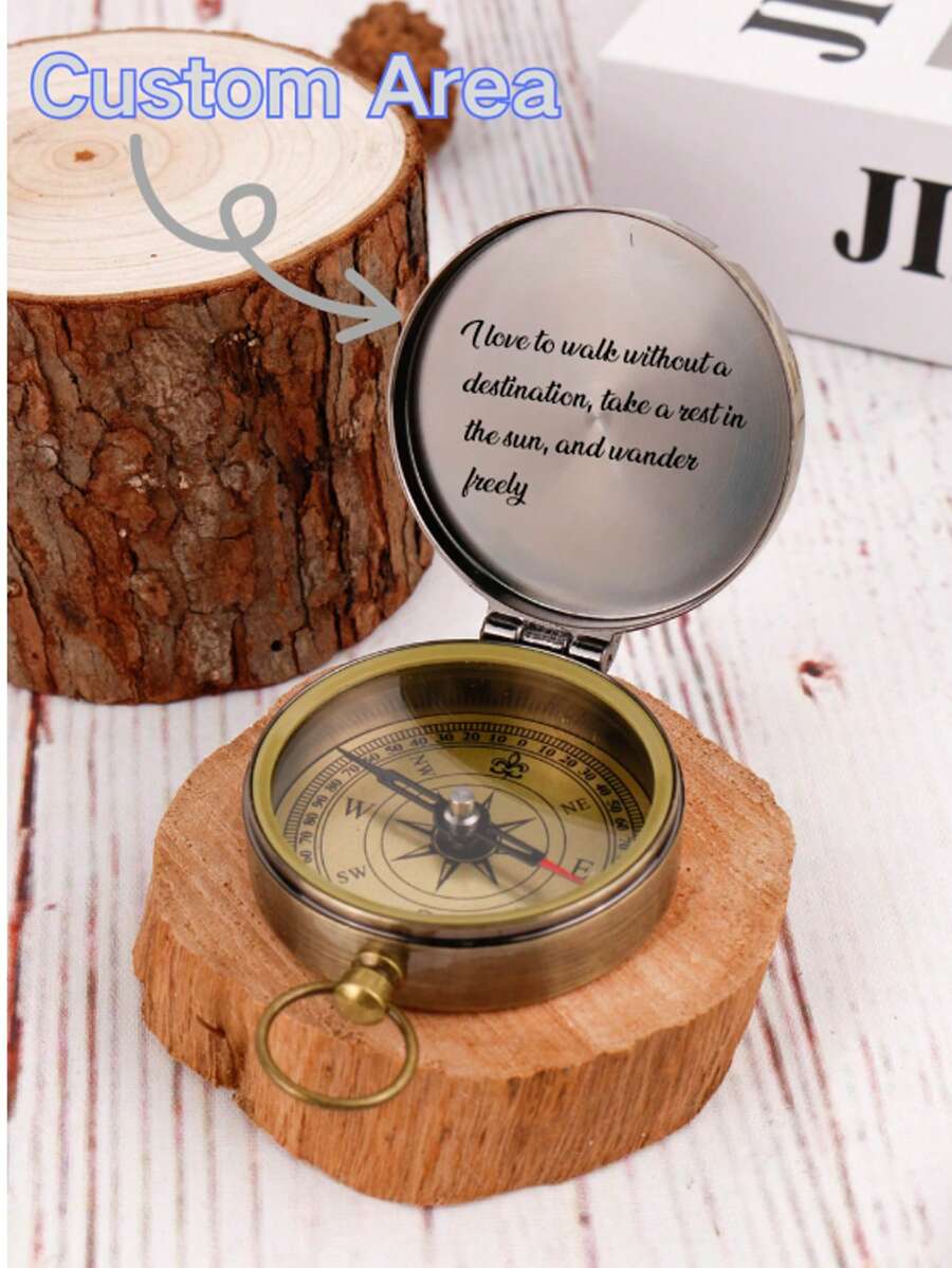 Personalized Compass, Gift For Him, Anniversary Gift For Boyfriend, Long-Distance Gift, Valentine's Day Gift, Engraved Compass,Multi-Functional,Durable,Ornamental,Reusable,Exquisite,Stylish,High-Quality,Colorful,Modern,Custom,Personalized,Unique,Ideal Gifts For Him,Ideal Gifts For Her,Boyfriend,Dad,Girlfriend,Mom,Family,Friends,Tea Room,Home,Garden,Office,For Anniversaries,For Valentine's Day,For Mother's Day,For Birthdays,For Father's Day,For Graduation,For Weddings,For Housewarming