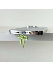 Light Green Bow Dust Plug