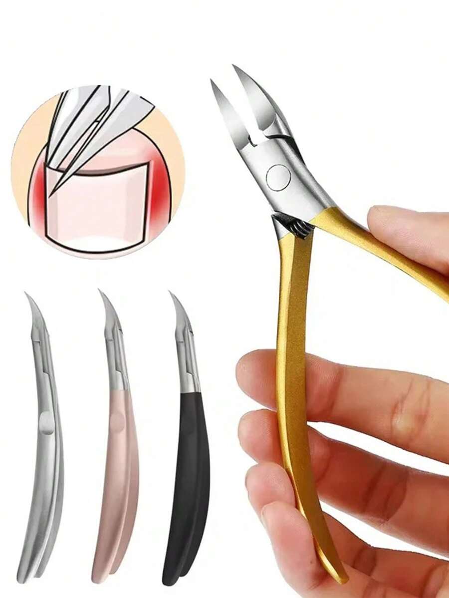 Nail Cutter Ingrown Nail Clippers Manicure Scissors Cuticle Toe Nail Clippers Stainless Steel Pedicure Cutters For Manicure