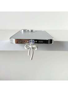 White Bow Dust Plug