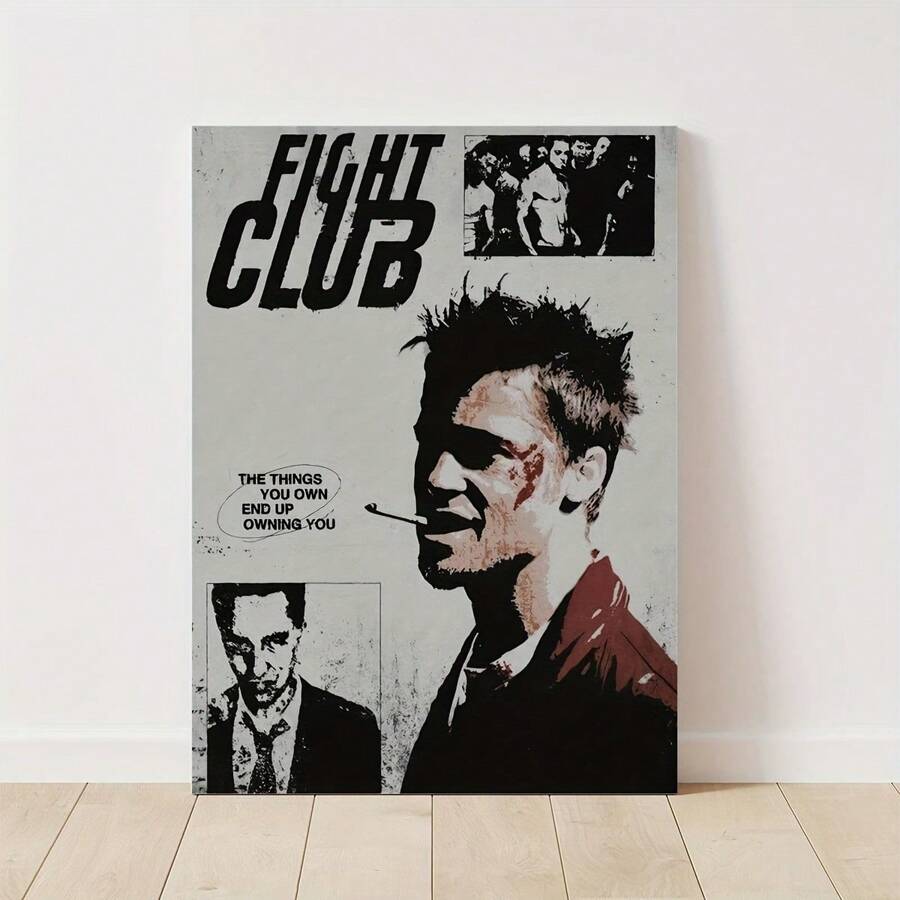 1 pièce Affiche de peinture décorative sur canevas inspirée des films classiques vintage pour salon, bar, café, chambre à coucher, bureau, décoration maison. Cadre en option.