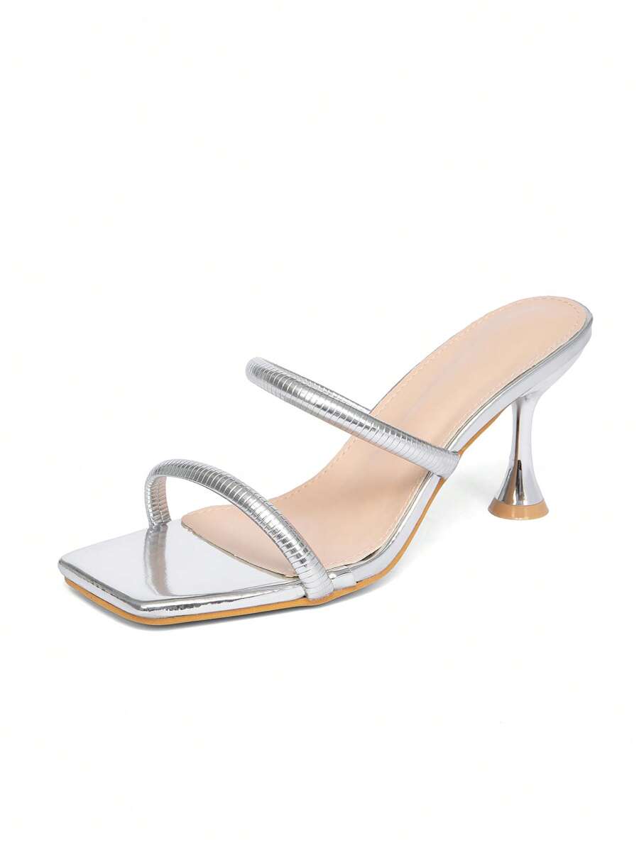 Women's Minimalist Square Toe High Heel Shoes, Latest Summer Explosion Model