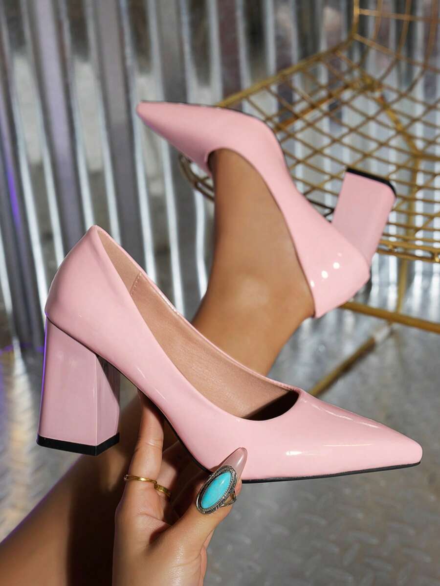 2025 Fashionable Prom High Heels 8cm Rhinestone Pointed Toe Ladies Pumps