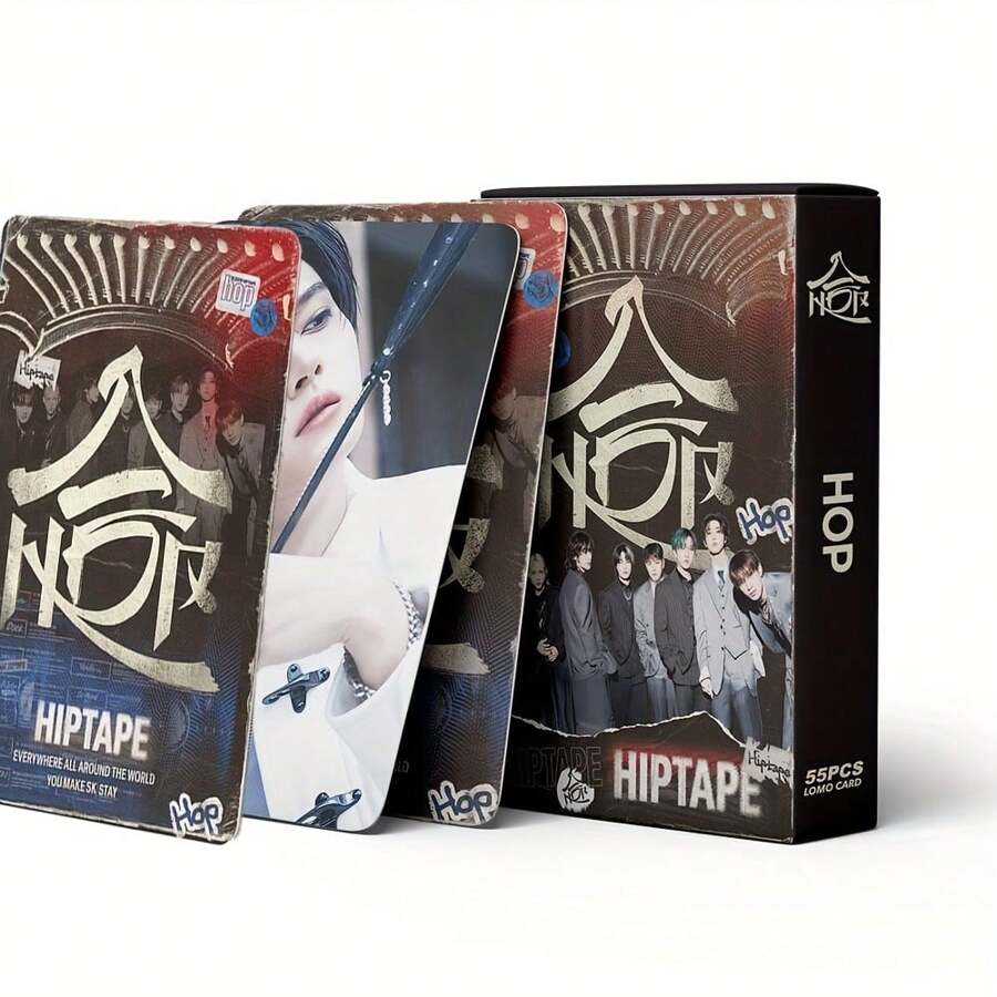 55pcs Stray HOP Support LOMO Card KPOP SKid Collection Postcard Stickers