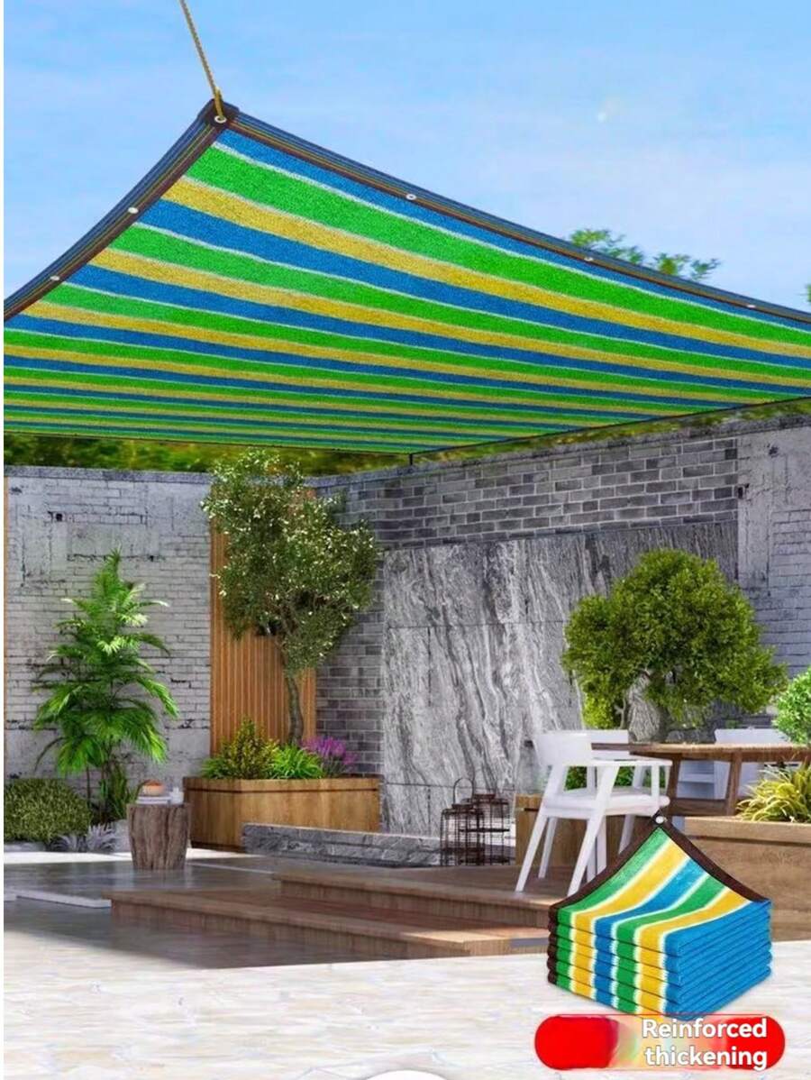 Red de sombra anti-UV para exteriores, red de protección solar para jardín, red de aislamiento térmico, red de privacidad para balcón, red de sombreado para invernadero, red de sombreado agrícola