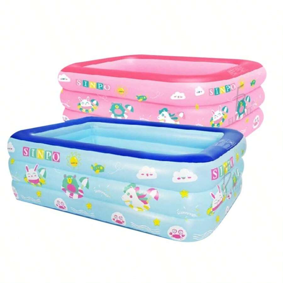 Alberca Piscina Para Niños Para Exterior E Interiores 130 cm Multicolor