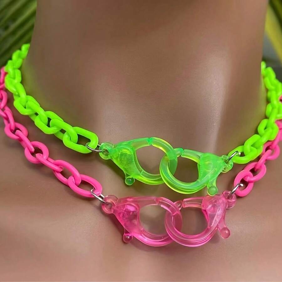 1 pieza Collar gargantilla para chica romántica/chica linda/chica punk, regalo para fiesta/Día de San Valentín