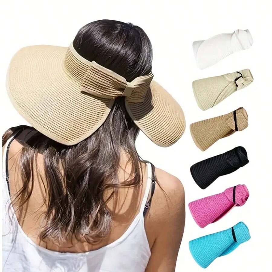 Sombrero de sol para mujer con estampado de caramelos de colores, sombrero deportivo y de exterior para golf, verano, playa, tenis, de ala ancha