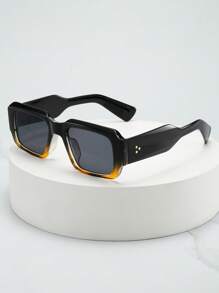 Black Gradient Yellow Frame Gray Film