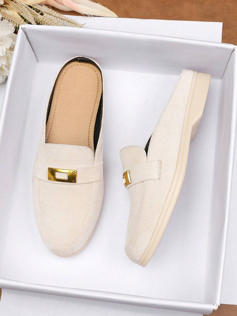 Chaussures plates mocassins pour femmes Été 2025 Nouvelles chaussures de travail de bureau casual Glissant doux antidérapant respirant durable Classique Brogues, Grande taille 41-43