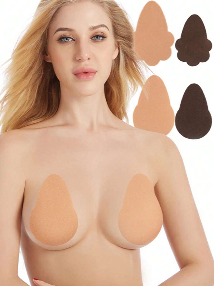 10pcs Disposable Nipple Lift Patches: Shoulder-Free, Invisible, Self-Adhesive Women's Underwear Milk Patches - Elegantly Lift Your Bust Line