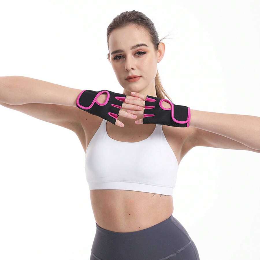 Fitness Gloves Camping Gloves Cycling Bike Gloves Padded Half Finger Bicycle Gloves Shock-Absorbing Anti-Slip Breathable MTB Road Biking Gloves For Men/Women
