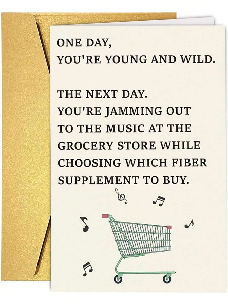 1Pc Funny And Unique Birthday Cards And Gifts For Women | Birthday Gifts For Female Best Friends, Gifts For Sisters, Funny And Inspiring Greeting Cards For Female Friends School Supplies,Back To School