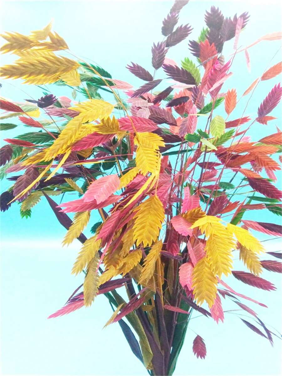 1 Bouquet Of 7 Small Ponytail Plants For Home Decor, Wedding Bouquet Shooting Props, Mother's Day Gift