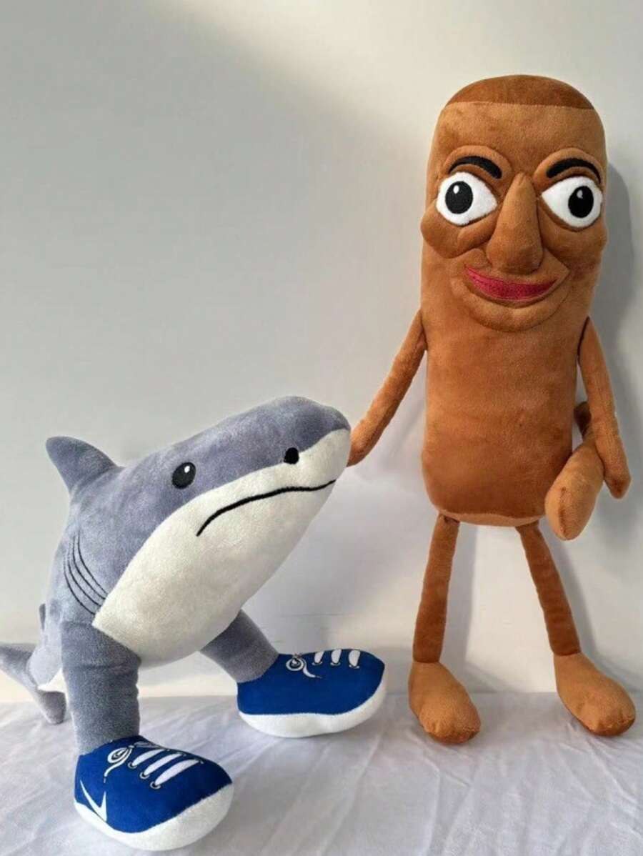 Peluche de juguete "Tung Tung Tung Sahur", muñeco de peluche "Tralalelotralala", criatura mitológica de peluche - juguete viral de meme, muñeco divertido feo y lindo, perfecto para regalos de broma, regalos de cumpleaños, juguetes para niños