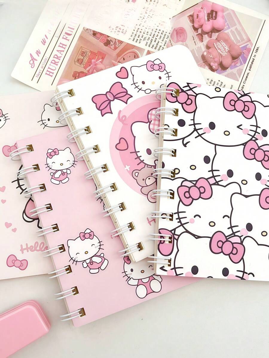 sanrio1 no use One 1pc/2pcs/3pcs Bag Random Medi, Kukumi, Yuyu Dog Kk Mini Notebook, A 100-Page Book With Various Colors And Designs, Small And Convenient, Creative High-Quality Student Stationery, Office Supplies, Gifts For Family, Friends, Colleagues - For Boys, Girls, School,Halloween Gifts,School Supplies