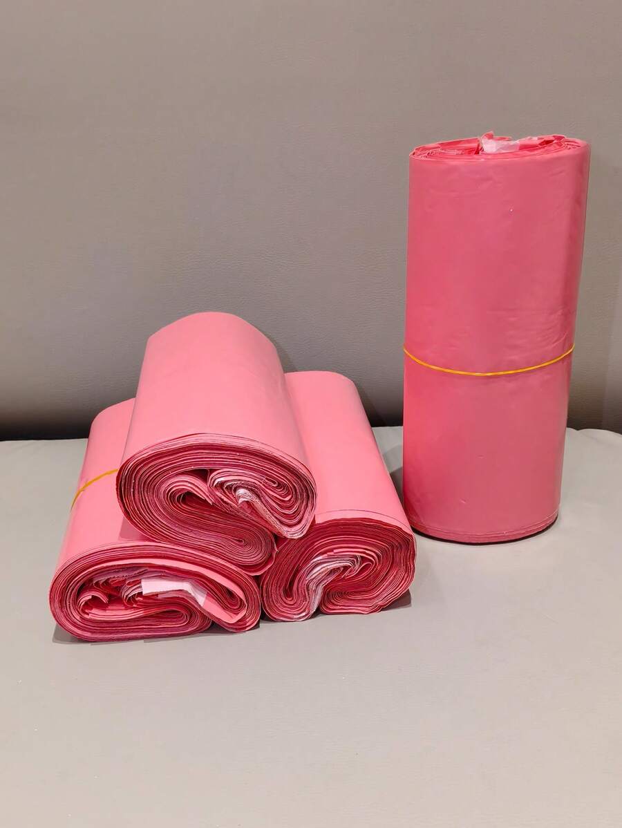 10/20 pezzi buste regalo con adesivi rosa di ringraziamento, buste per spedizioni multifunzionali, buste regalo di alta qualità per regali, abiti, scarpe, adatte per feste, matrimoni e packaging per piccole imprese