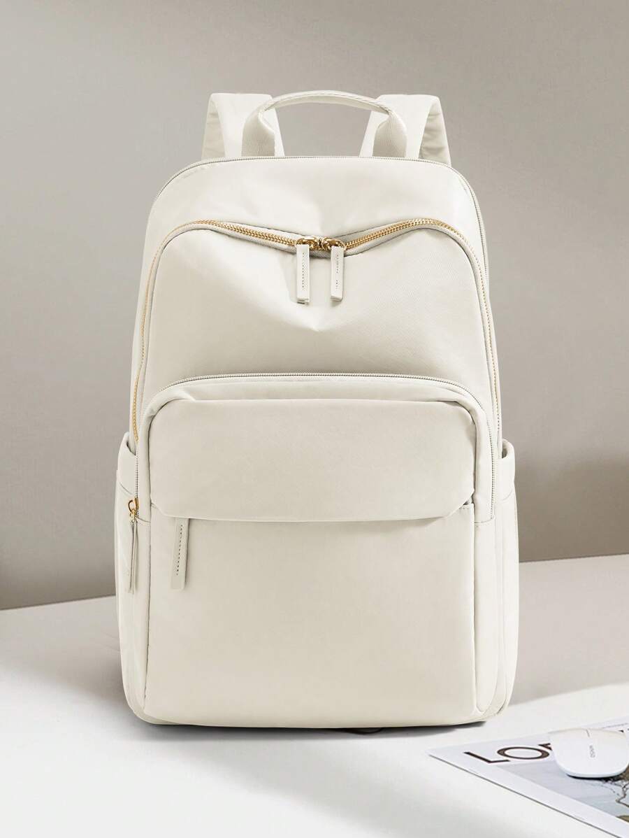 Mochila para Laptop de Lazer, Cabe Notebook de 14 Polegadas, Mochila Escolar de Grande Capacidade para Estudantes do Ensino Médio e Fundamental, Mochila para Computador com Alça de Ombro Flexível, Mochila Escolar à Prova d'Água, Mochila de Viagem Casual com Múltiplas Camadas, Mochila à Prova d'Água para Viagem Meninos e Meninas, Mochila Casual Leve, Pasta Escolar para o Ensino Fundamental, Mochilas Escolares para Adolescentes Meninos e Meninas Estudantes, Opção de 4 Cores