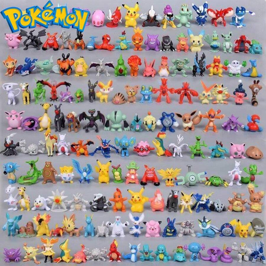 pokemon 10/6/20/144pcs Pcs Pokemon, Abstract Doll Ornaments, Suitable For Placing On Desks, Dining Tables, Bedside Tables, Etc., Birthday Gift Toys, Pikachu, Handmade Sets, Ideal Gifts For Enthusiasts, Party Lovers And Collectors, Suitable For Birthday Party Decorations. Features: Can Be Given As An Ideal Gift, A Must-Have In Summer, Suitable For Summer Parties, Birthday Parties, Christmas, Halloween, Thanksgiving Parties Or Use