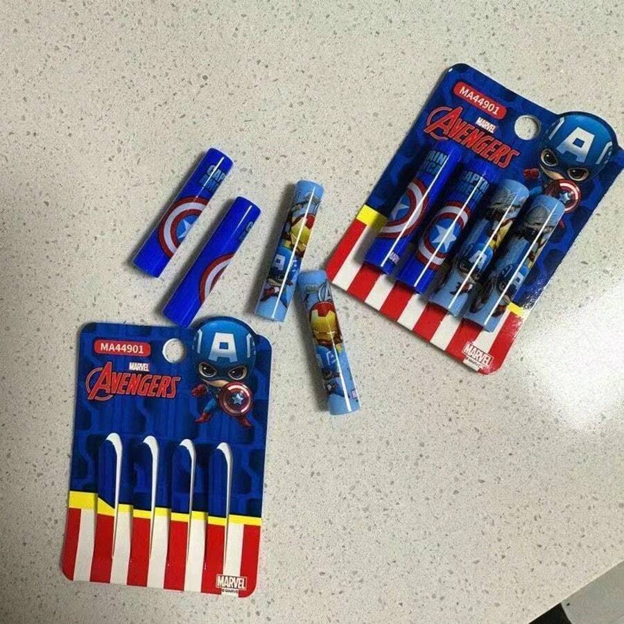 Marvel 4 - Pack Marvel Avengers Pencil Caps! Classic Character Designs With Vibrant Colors. Protect Pencils And Catch Eyes – Essential For Study And Work. A Must - Have For Marvel Fans To Show Personalized And Spark Creative Passion! Back To School
