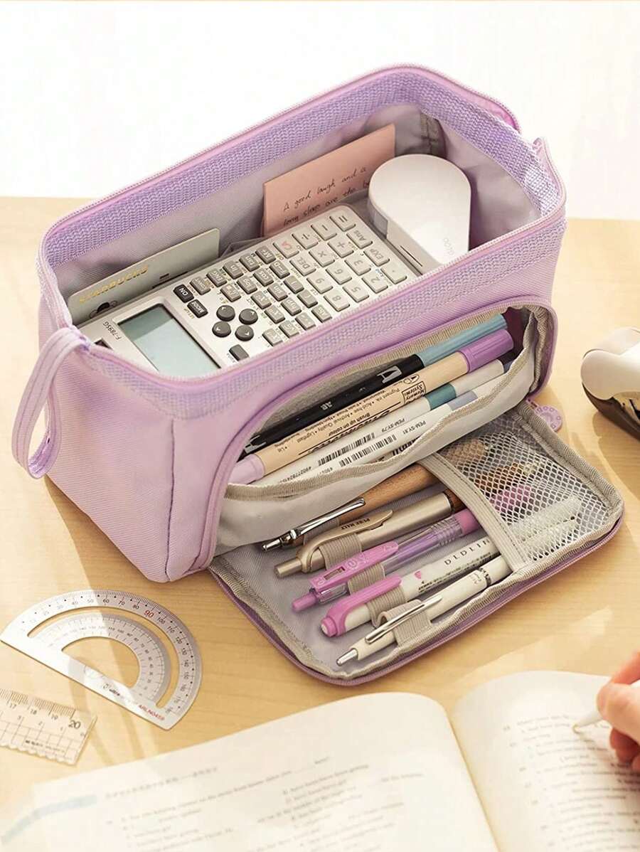 EASTHILL Pencil Case Large Capacity Pencil Pouch Handheld Pen Bag Cosmetic Portable Gift For Office School Teen Girl Boy Men Women Adult,Pencil Pouch,School Bag