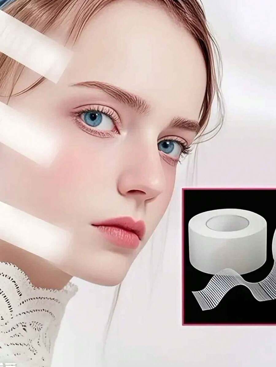 Silicone Face Lifting Tape -, Breathable, Long-Lasting V-Shaped Shaping, Suitable For Cosplay And Daily Makeup, Beauty Enhancement | V-Shaped Shaping | Comfortable Adhesive Breathable Facial Stickers, Multifunctional Eyelash Extension Care Tools, Portable And Easy-To-Use Forehead Chin Care Tape, Daily Light Beige Smile Line Stickers, Create A Delicate Face Shape, Christmas Gift
