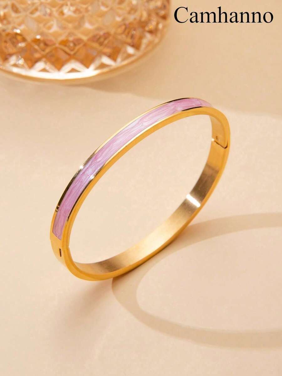1 Stück Armband aus rostfreiem Stahl mit personalisiertem Design, perfekt als Geschenk für einen Freund zu den Feiertagen
