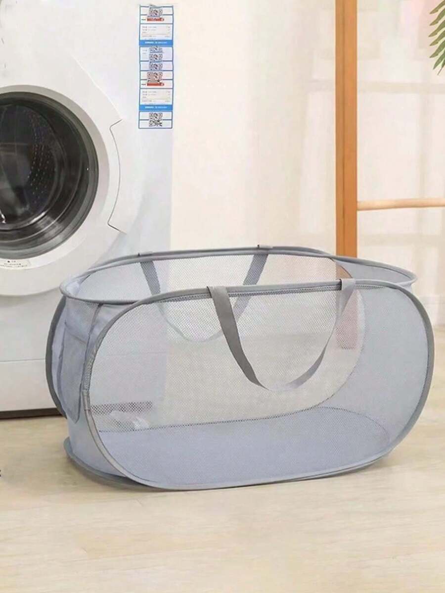 New Foldable Laundry Basket, Large Capacity Storage Laundry Basket, Bathroom Storage Basket. Laundry Hamper, Washing Basket Bathroom Organizer, Basket, Storage Basket, Foldable Laundry Basket Travel Essentials Travel Accessories Vacation Summer Holiday Back To School