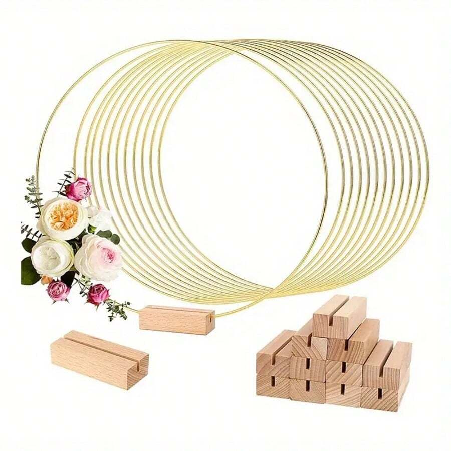 1/5/10PCS Metal Garlands, DIY Wreaths, Dreamcatchers, Table Centerpieces, Wedding Party Decorations