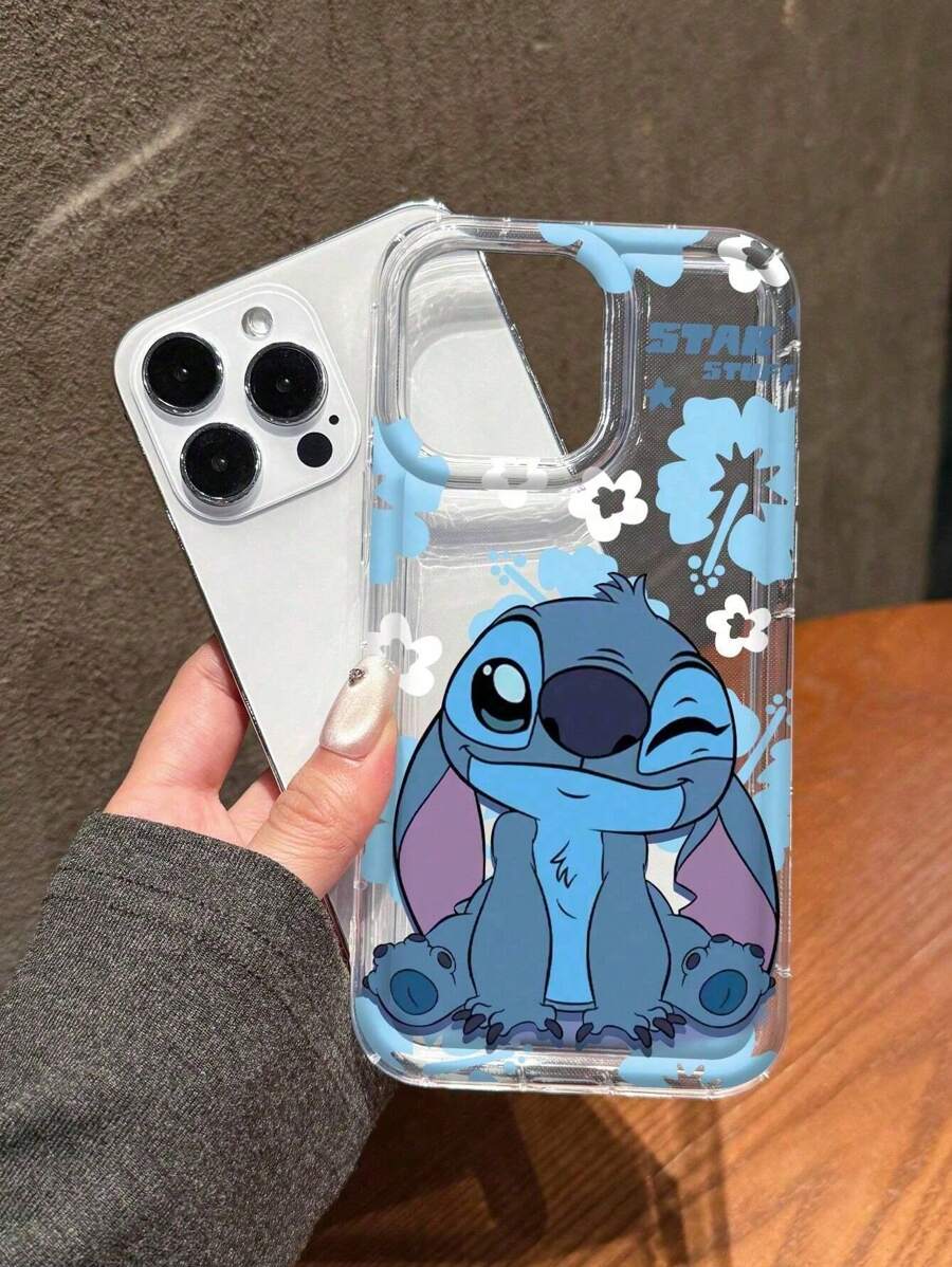 Cartoon Cute Blue Stitch Kompatybilny z Galaxy Kompatybilny z Redmi Kompatybilny z etui na telefon Biznesowy Prosty 7/8/X/XS/11/12/13/14/15/16PRO/Max SPORT Podaruj prezenty urodzinowe znajomym i ukochanym Śliczne etui na telefon odporne na wstrząsy Kompatybilne z Apple Kompatybilne z Podaruj prezenty urodzinowe znajomym i ukochanym 