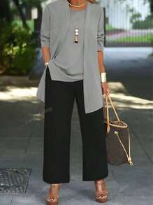Gray+Black