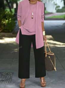 Light Pink+Black
