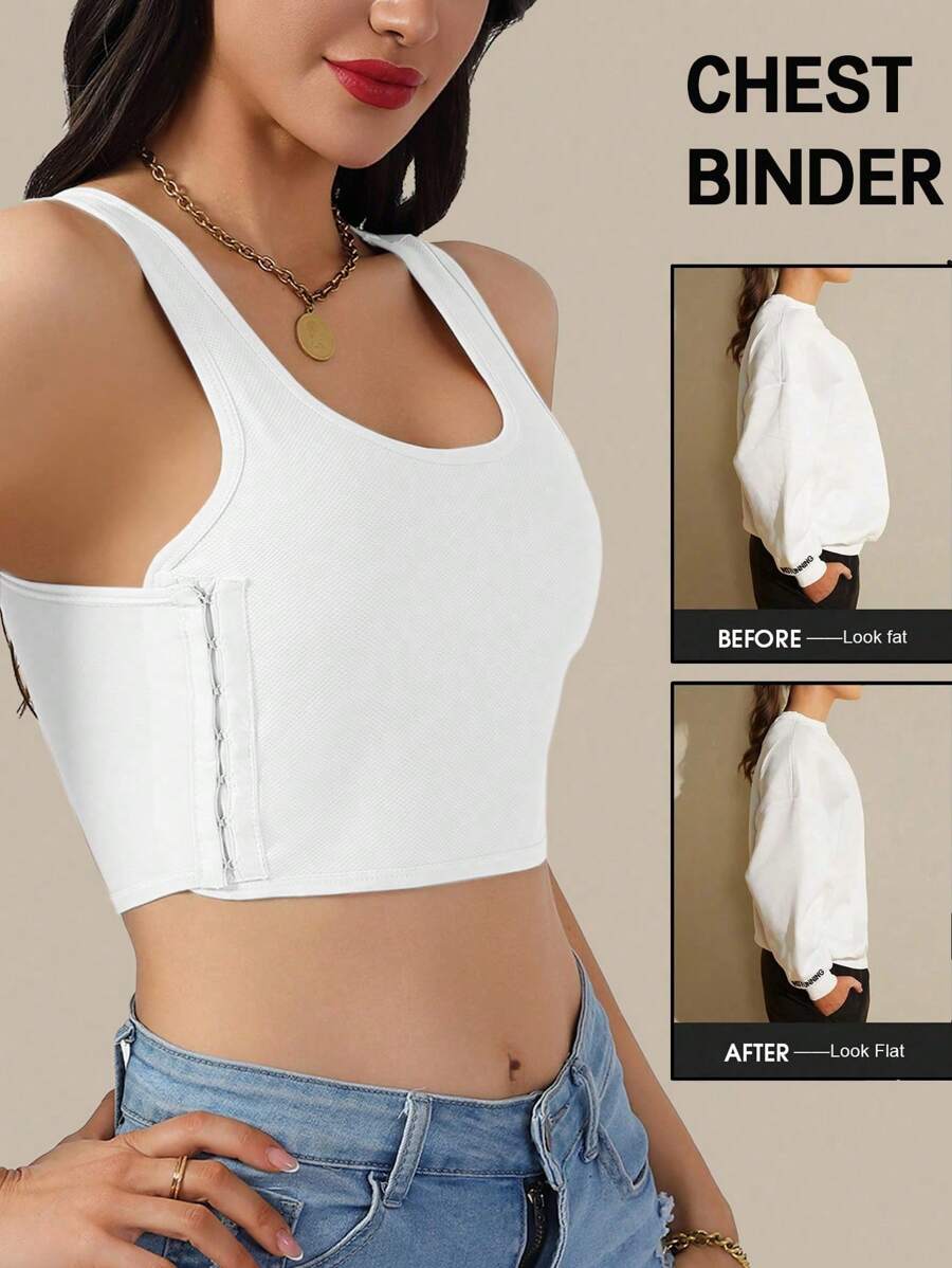 1pc Wireless Chest Binder For Women, Chest Shaping Breathable Seamless Bra Inner Wear, Summer