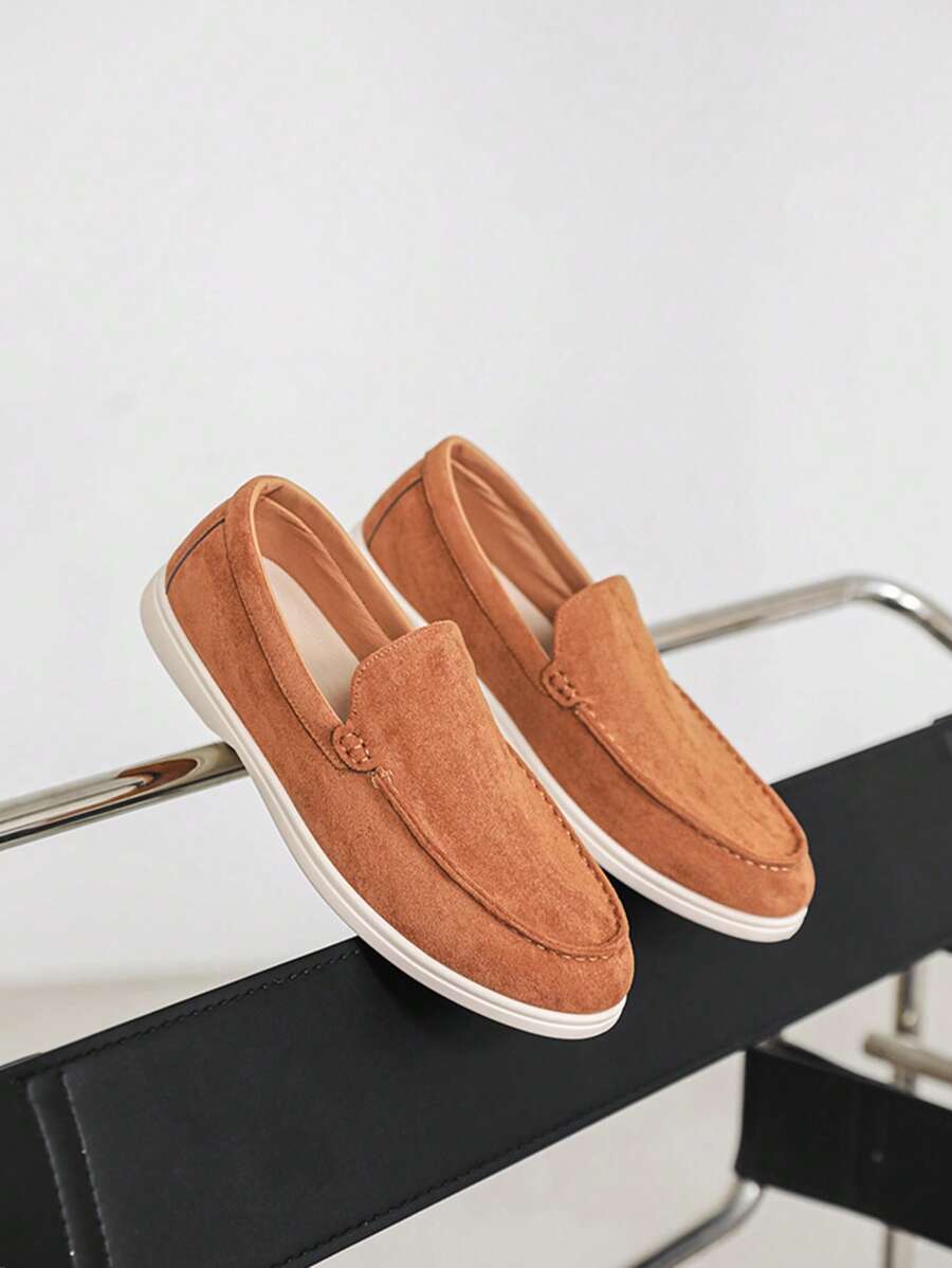 Mocasines casuales para hombre, zapatos náuticos transpirables de verano con cierre deslizante, suela plana ligera y elegante, 4 colores