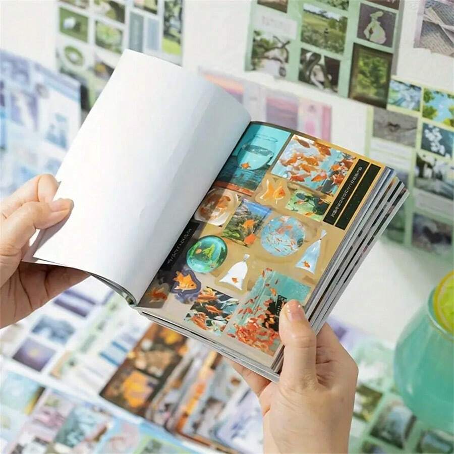 20pcs Retro Japanese Style Die Cut Sticker Pack - Limited Edition, Reusable Self-Adhesive Plastic Strips, Flowers, City & Nature Patterns, Suitable For Scrapbooks, Planners, DIY Crafts - Mixed Colors, Asymmetrical Shapes, Essential For Scrapbooking | Nostalgic Decor, Vinyl Stickers School Supplies,Back To School